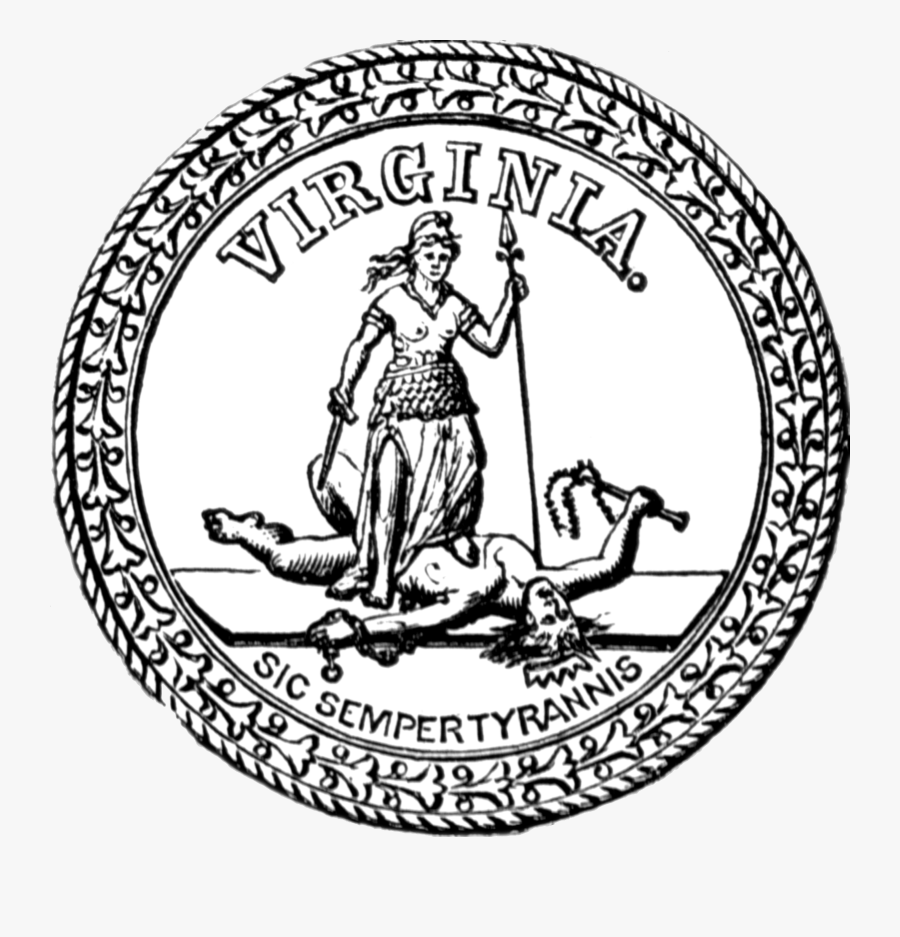 Seal Of Virginia - Seal Of State Of Virginia, Transparent Clipart