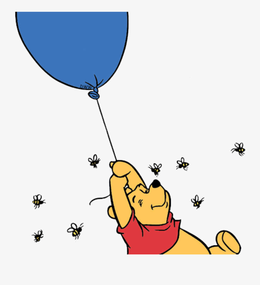 Classic Winnie The Pooh Clipart Classic Winnie The - Pooh Bear With Bal...