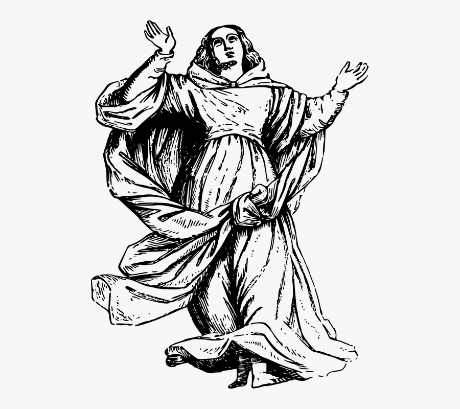 Virgin Mary Clipart - Assumption Of Mary Clipart, Transparent Clipart