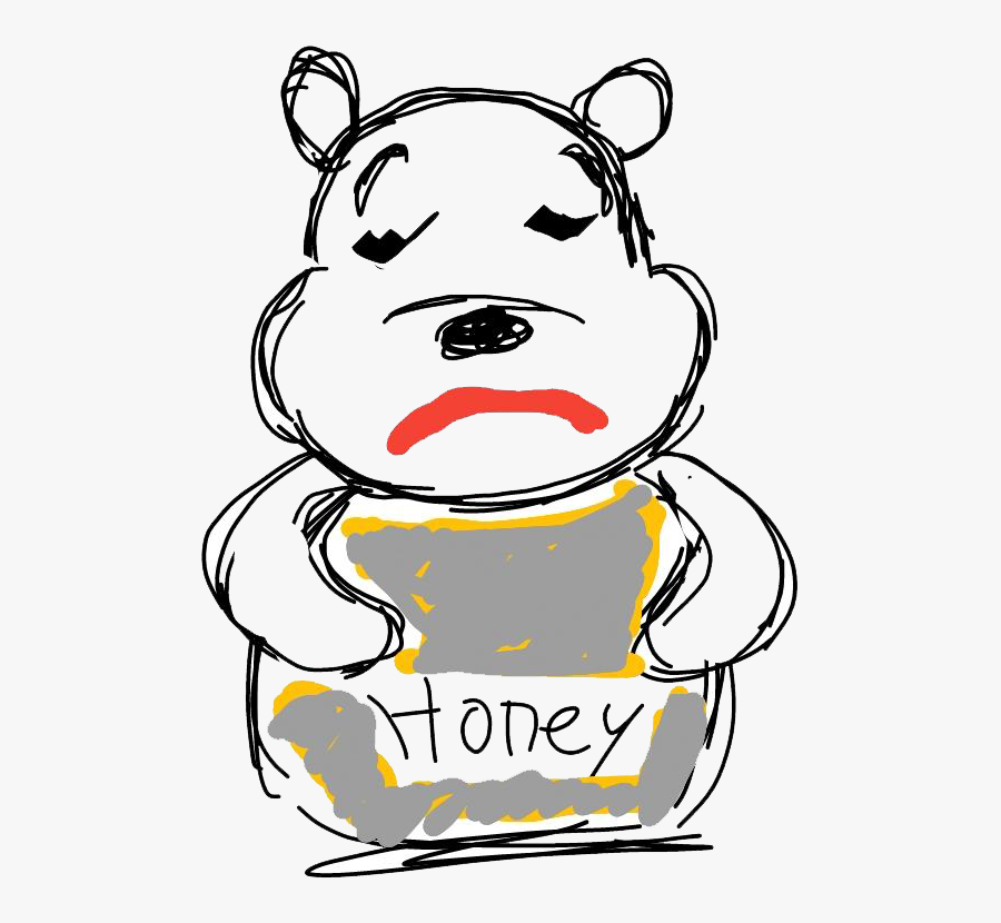 Winnie The Pooh Emoji - Clip Art, Transparent Clipart