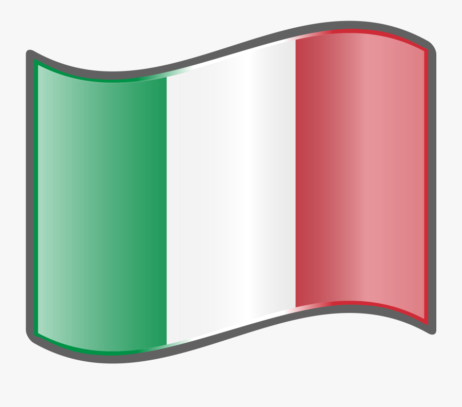 Italian Flag Wave - Draw A Nigerian Flag, Transparent Clipart