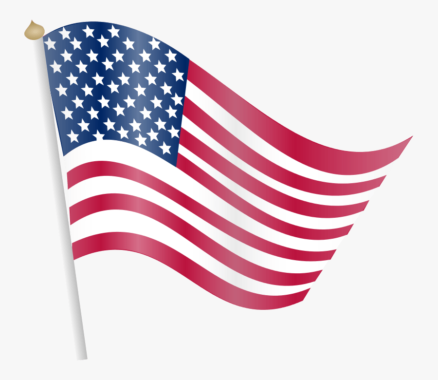 Transparent Ripped Flag Png - Transparent Background Us Flag Clipart, Transparent Clipart