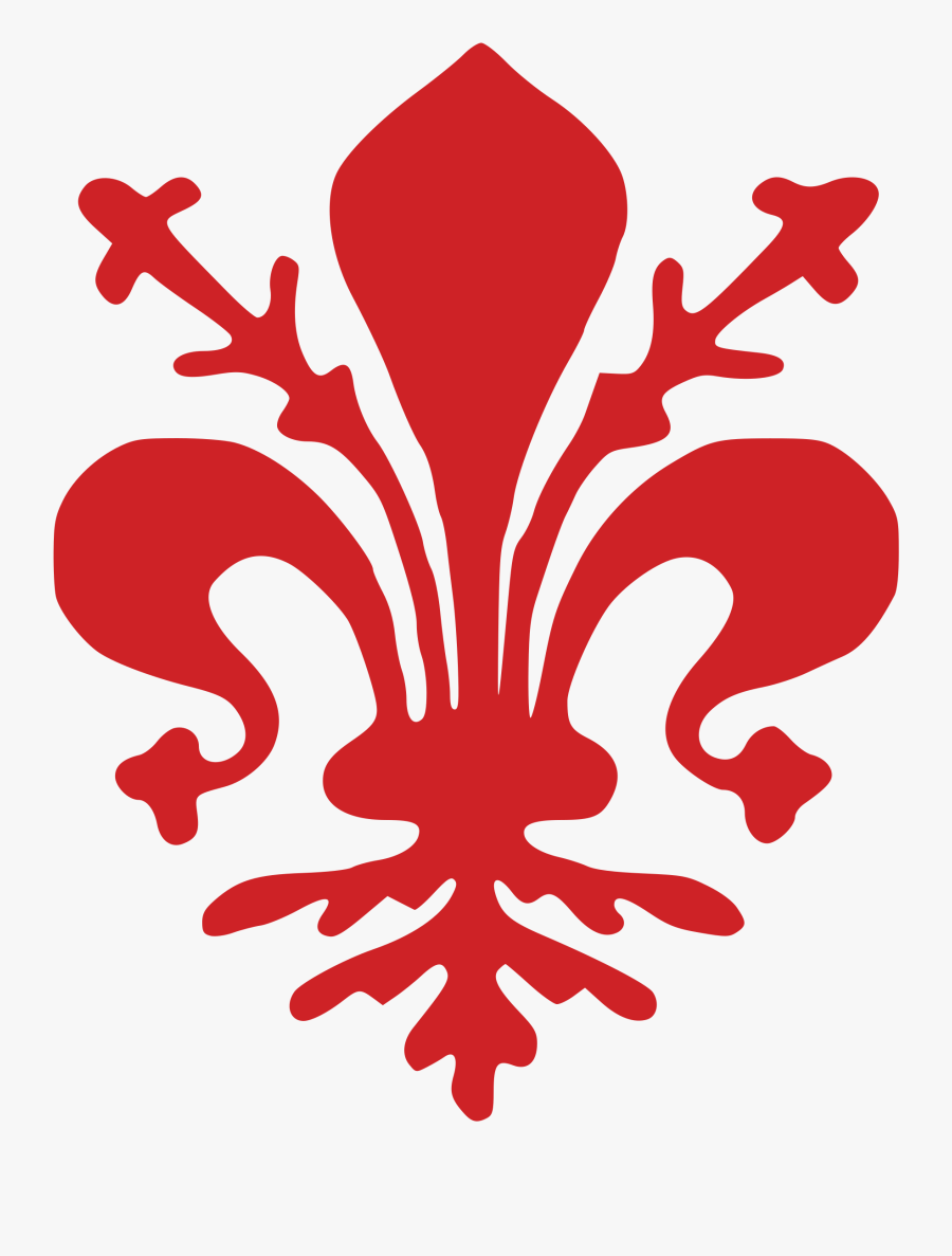 Flower,tree,line - Florence Flag Png, Transparent Clipart