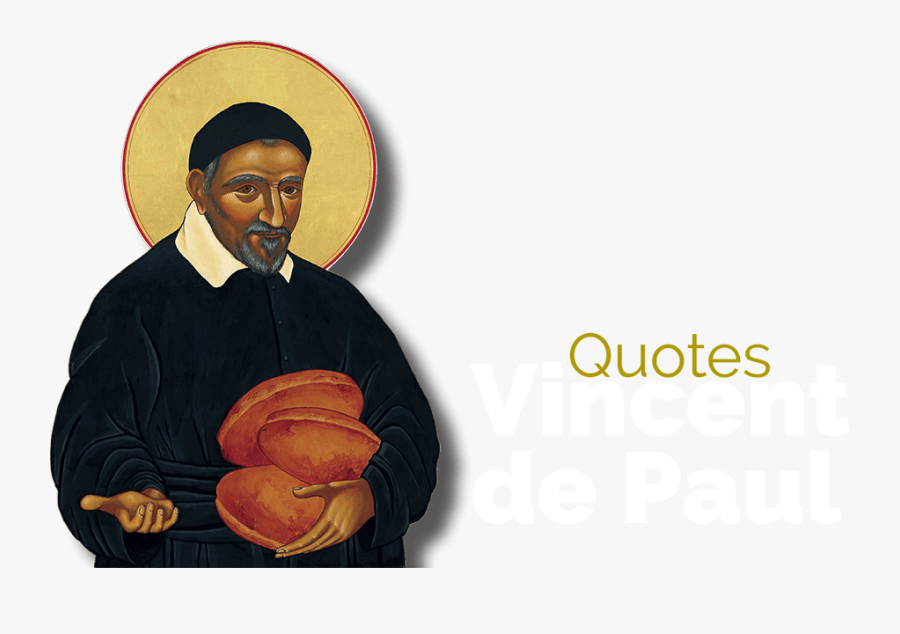 Saint Vincent De Paul With Bread, Transparent Clipart