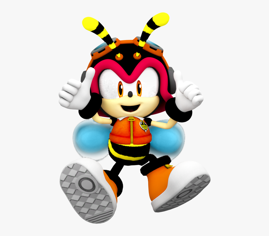 The Energetic And Loud Bee By Nibrocrock-d84mt01 - Charmy Bee Sonic World, Transparent Clipart