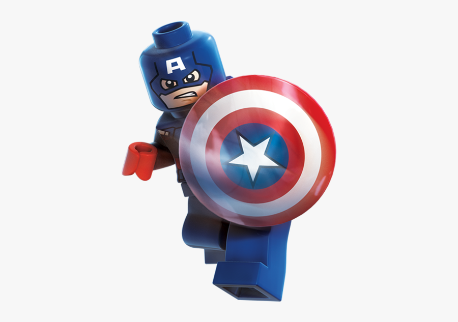 Man Captain Lego America Hulk Iron Heroes Clipart - Lego Marvel Super Heroes Png, Transparent Clipart