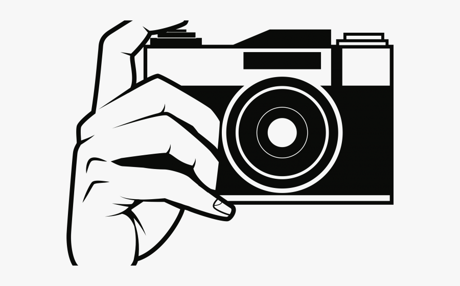 Camera Clipart Black And White, Transparent Clipart