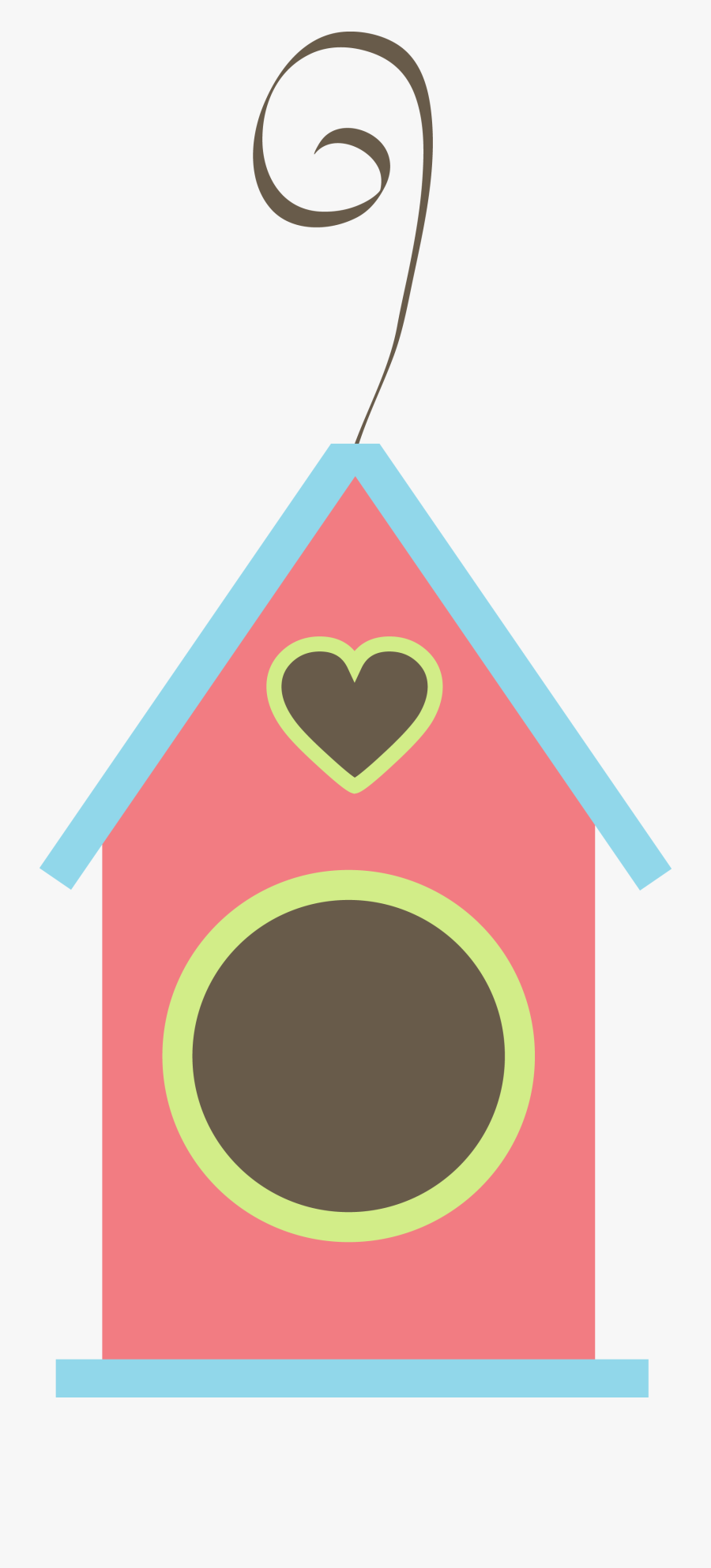 Birdhouse Digital Clip Art, Transparent Clipart