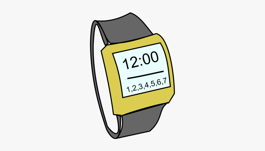 Area,text,brand - Digital Watch Clipart, Transparent Clipart