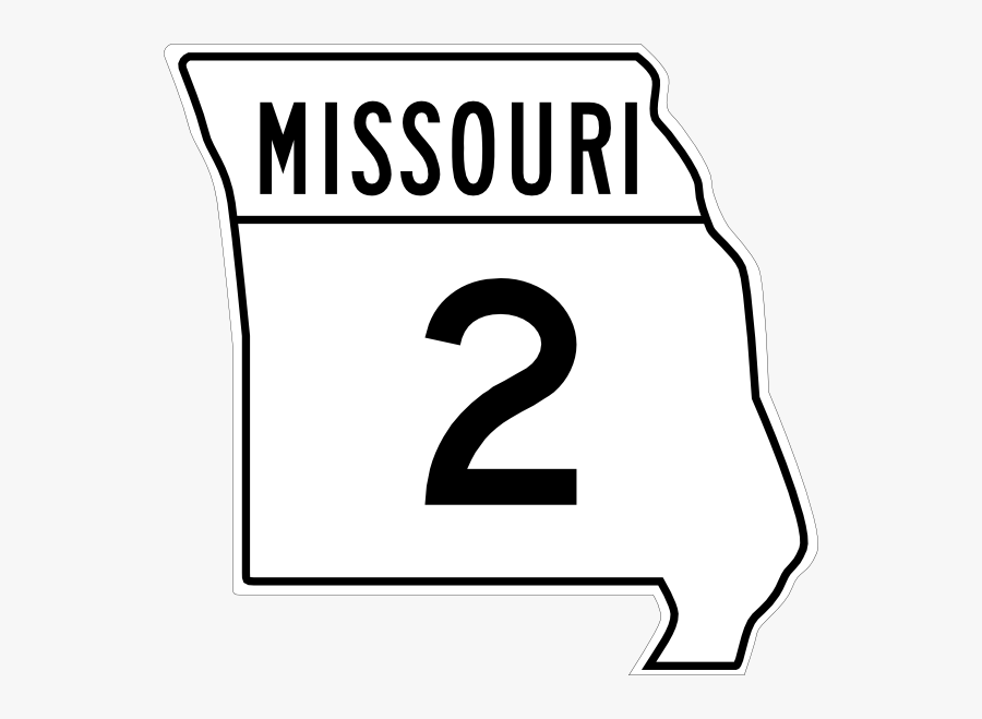 Missouri State Number, Transparent Clipart