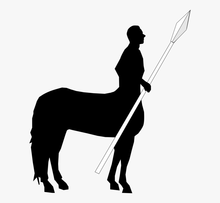 Standing,line Art,silhouette - Wild West Cowboy Silhouette Png, Transparent Clipart