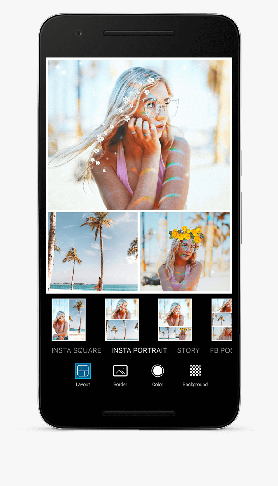 برنامه Picsart, Transparent Clipart