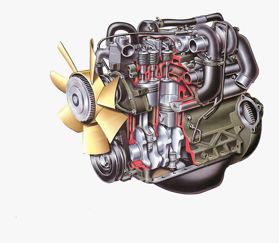 Automobile Engine, Transparent Clipart