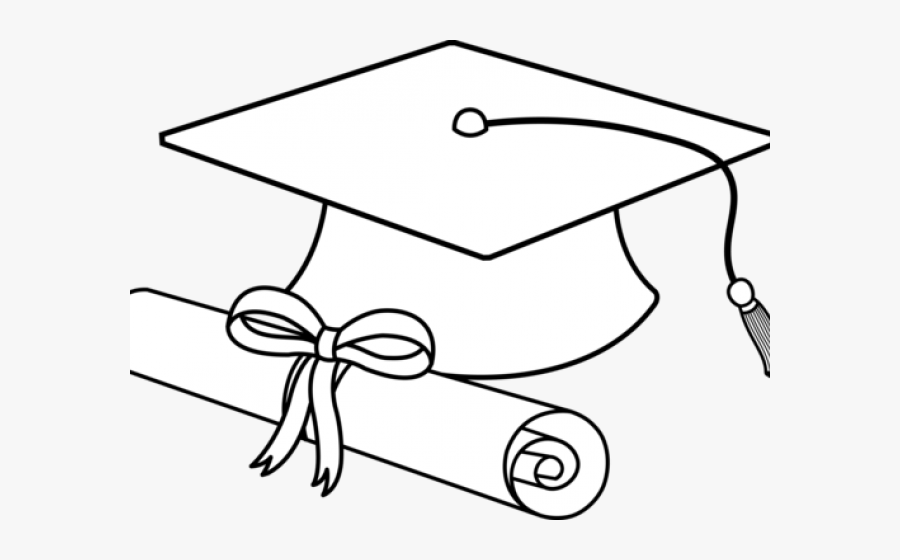 Graduation White Cap Png, Transparent Clipart