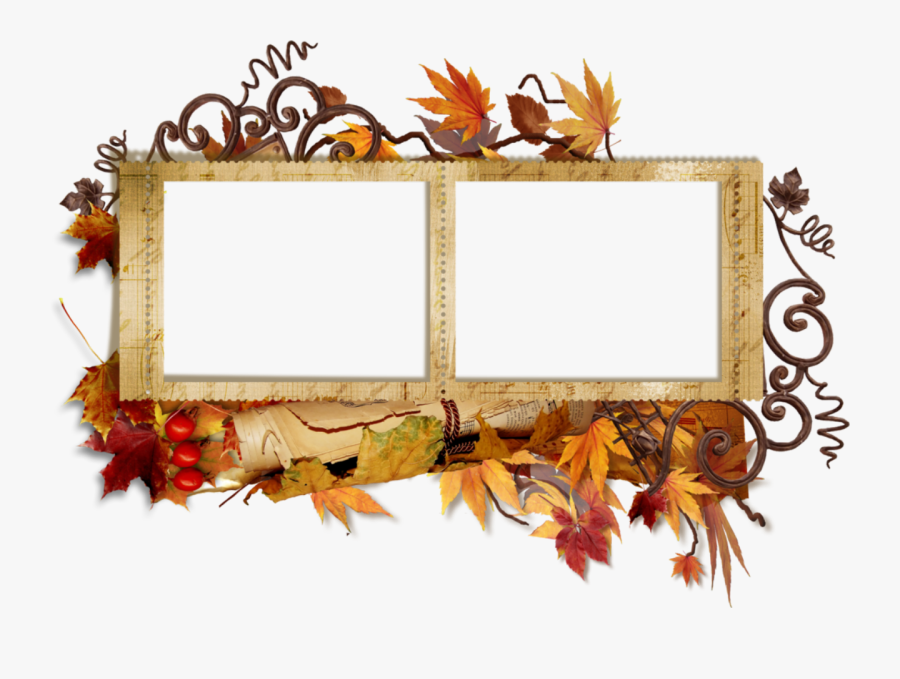 Collage Frames Png - Double Photo Frames Png, Transparent Clipart