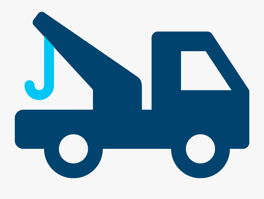 Car Towing Truck Automobile Repair Shop Roadside - Tow Truck Icon Png, Transparent Clipart