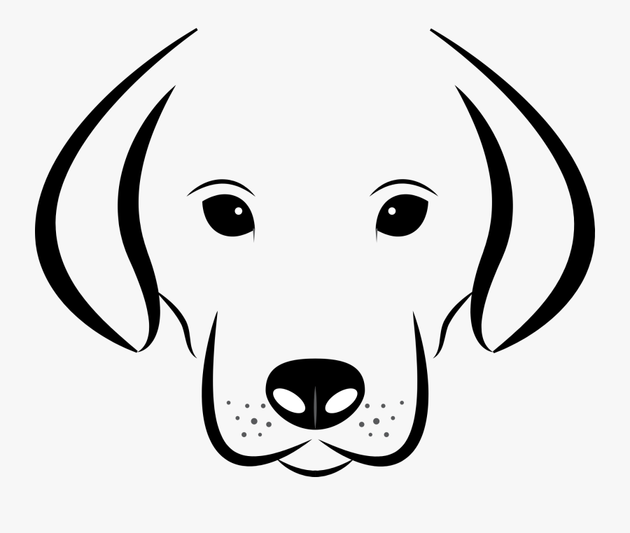 Ausmalbilder Tiere Malvorlage Kostenlos Ausmalbilder - Dog Face Clipart Black And White, Transparent Clipart