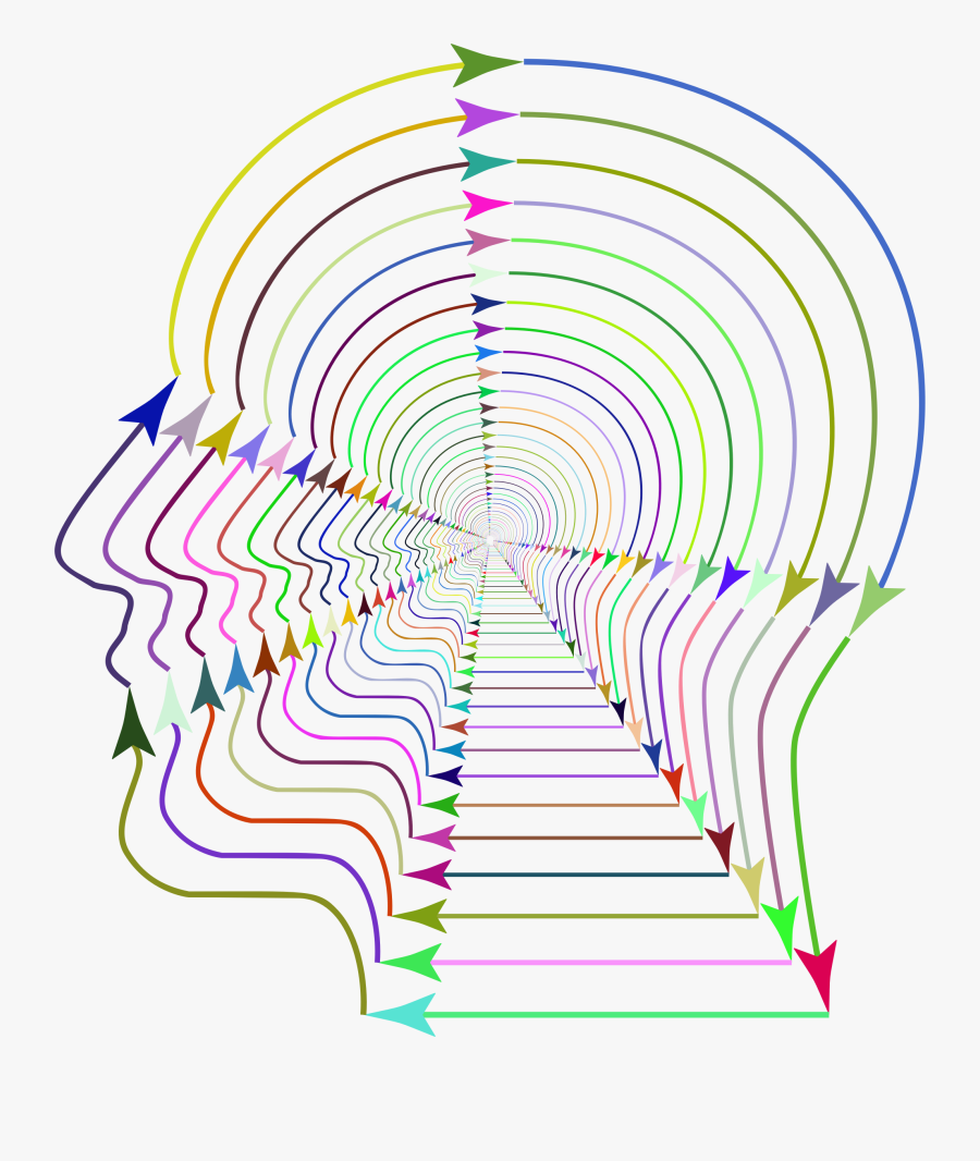 Arrows Head Line Art Prismatic Clip Arts - Portable Network Graphics, Transparent Clipart