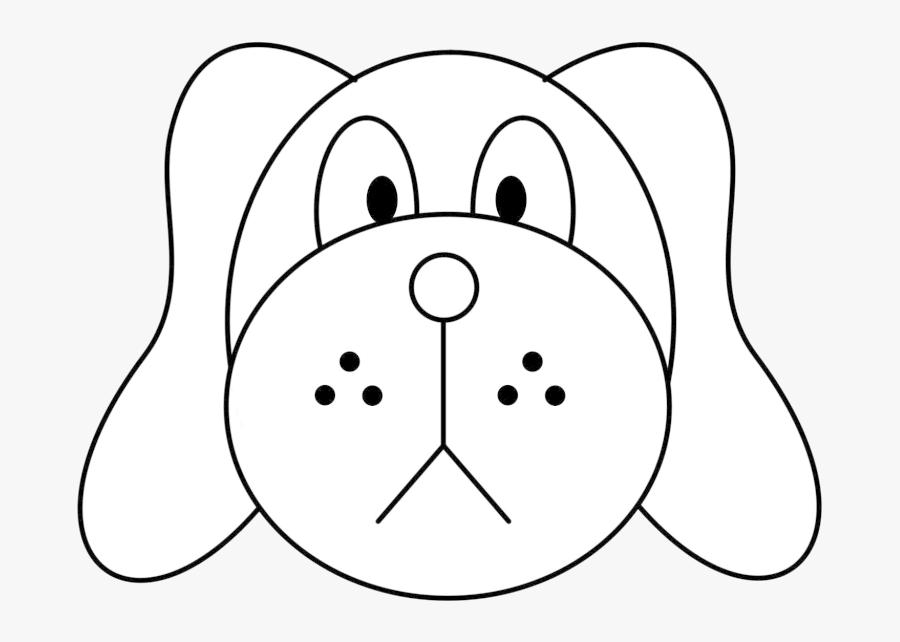 Easy To Draw Dog How Face Clipart Best Transparent - Draw An Easy Puppy, Transparent Clipart