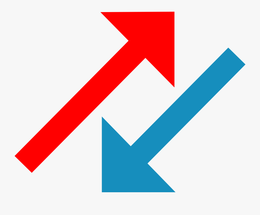 Arrow Clipart Computer Icons - Red Arrow Blue Arrow , Free Transparent ...