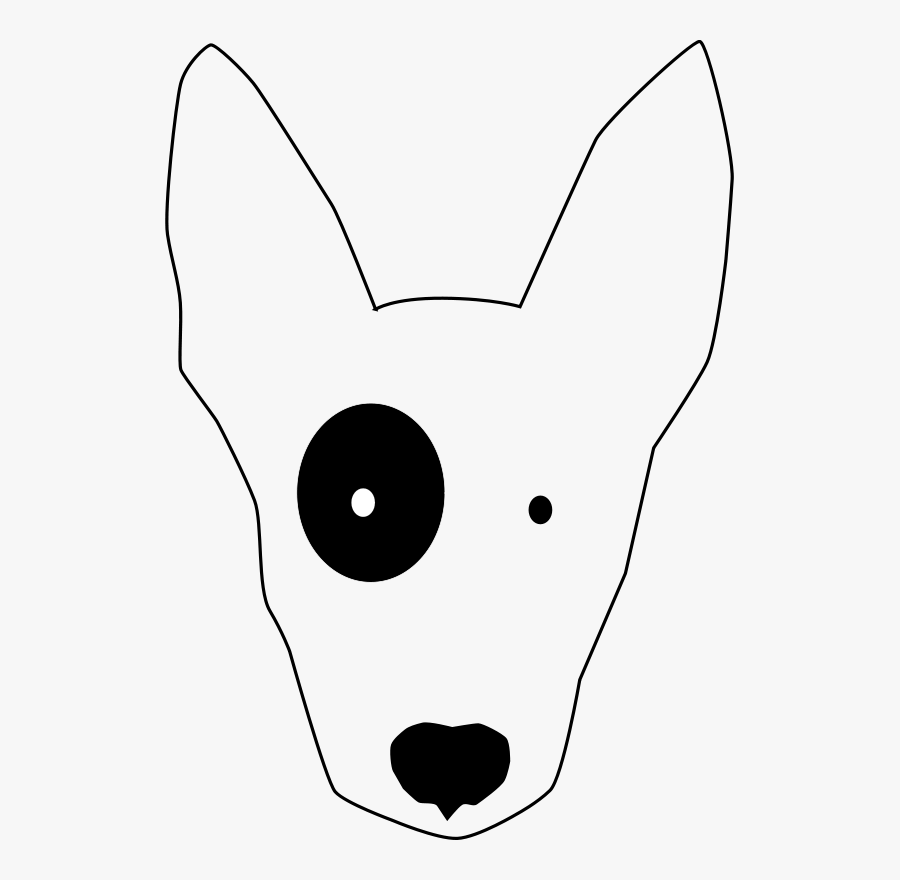 Bullterrier Head, Bujung,bull Terrier Cartoon,dog Bullterrier - Cartoon Bull Dog Terrier, Transparent Clipart