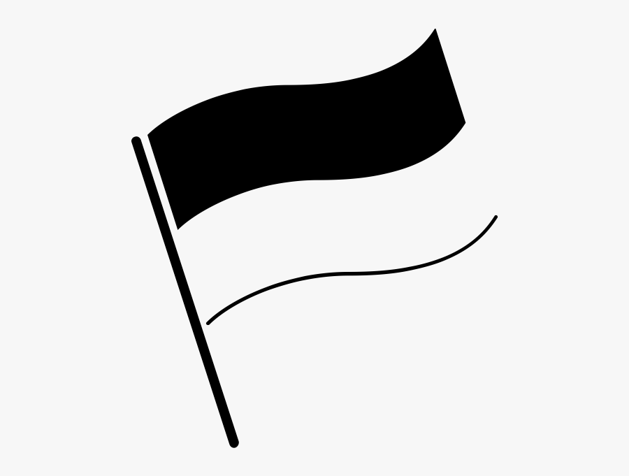 Indonesian Flag Black And White, Transparent Clipart