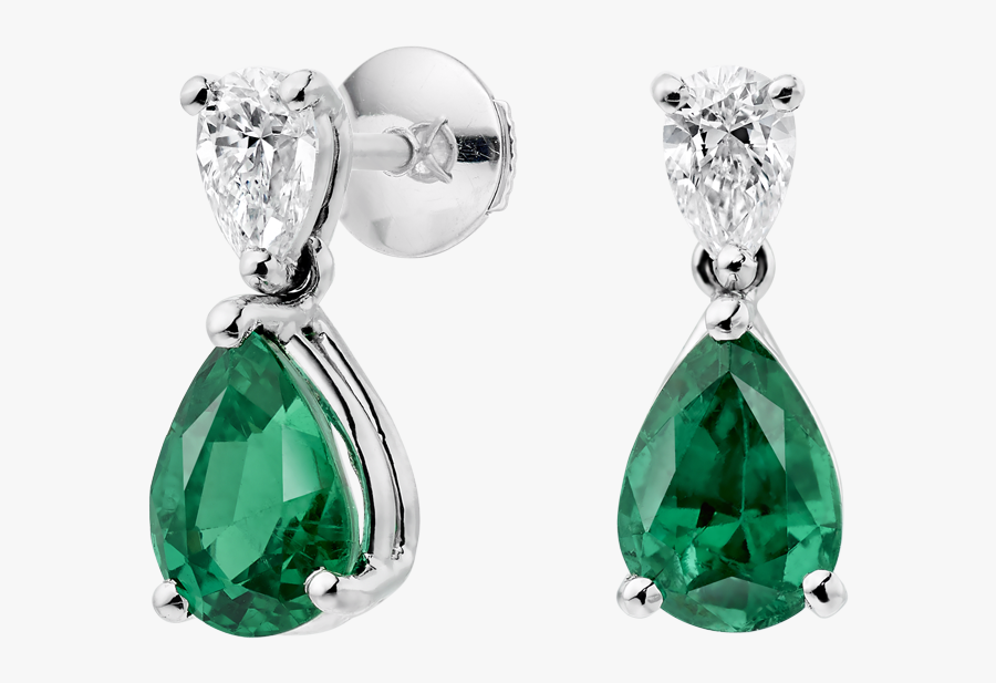 Clip Art Earrings Pinterest Emeralds - Earrings, Transparent Clipart