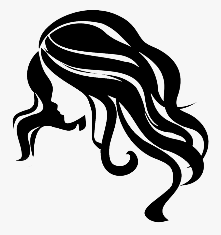 Beauty Parlour Cosmetologist Black Hair Clip Art - Free Hair Extension Logo, Transparent Clipart
