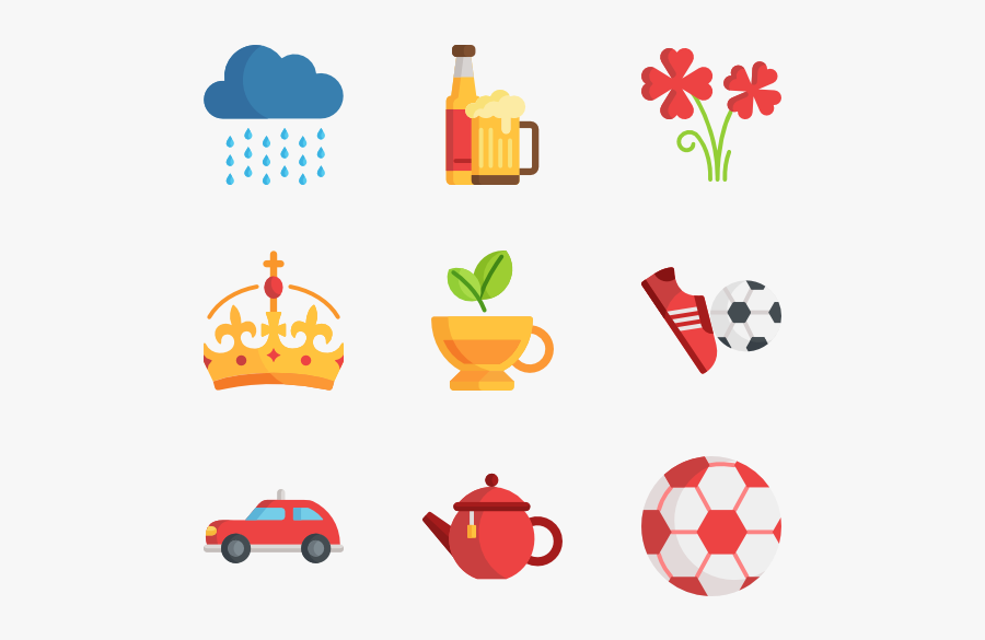 Inglaterra Iconos Png, Transparent Clipart
