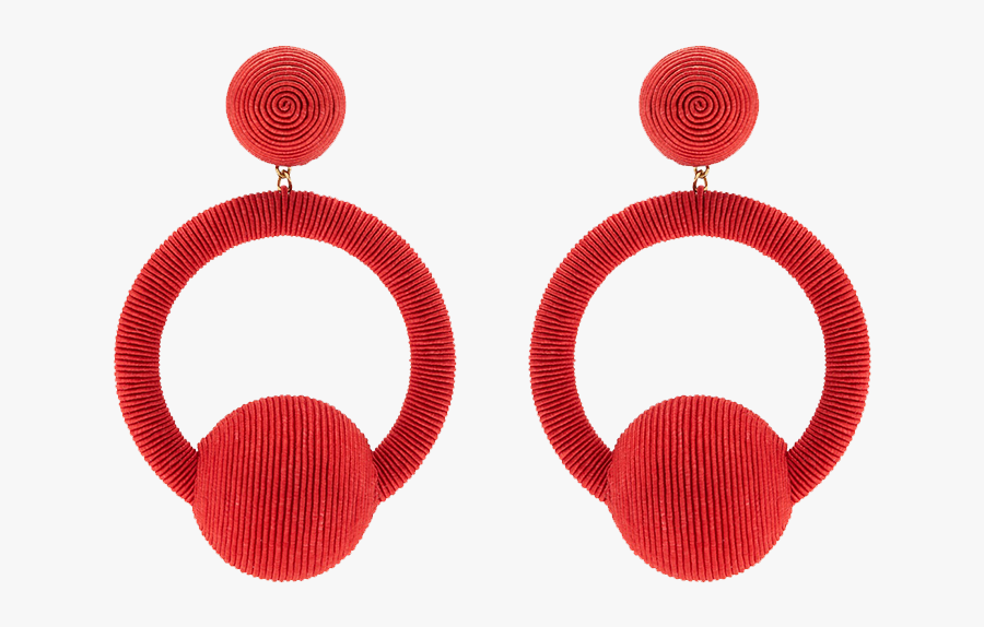 Linda Hoop Drop Earrings - Earrings, Transparent Clipart