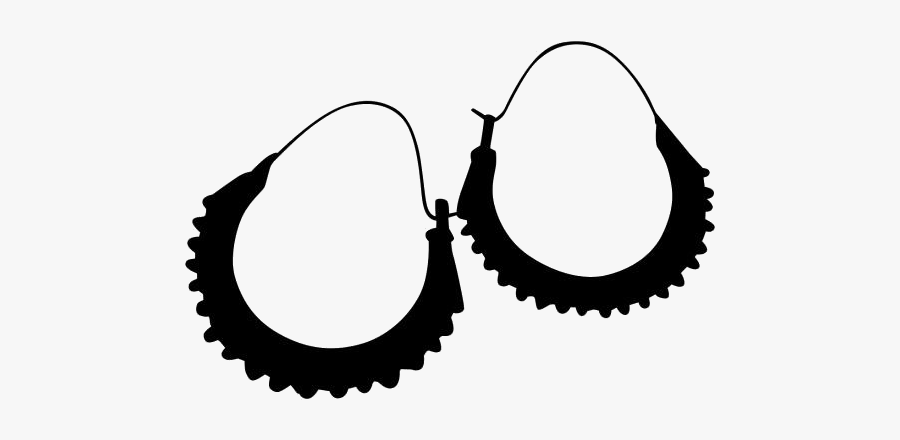 Transparent Vintage Big Hoop Earrings Icon - Principles Of Gear, Transparent Clipart
