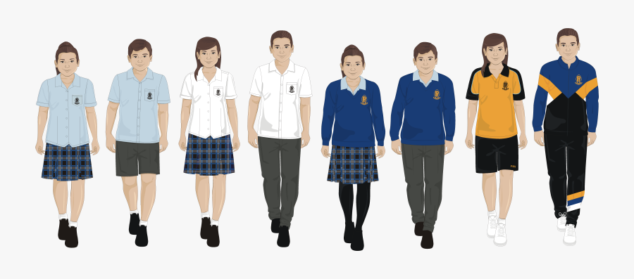 Transparent School Uniform Clipart - Penrith Anglican College Uniform, Transparent Clipart