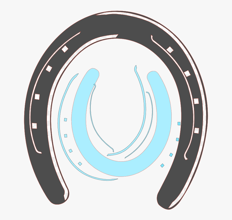 Horseshoe Horse Blue Font Transparent Image Clipart - Logos De Herraduras, Transparent Clipart
