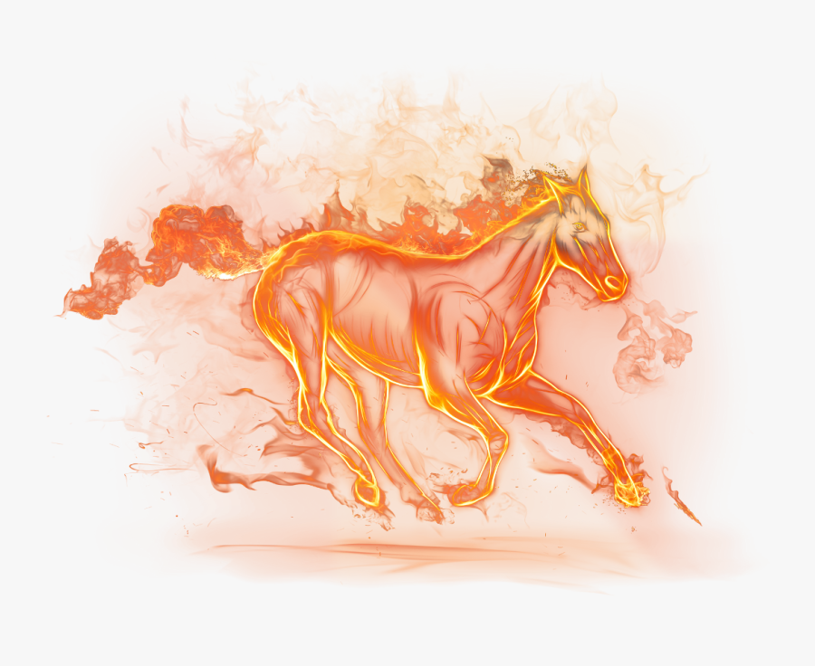 Unicorn Fire Png, Transparent Clipart