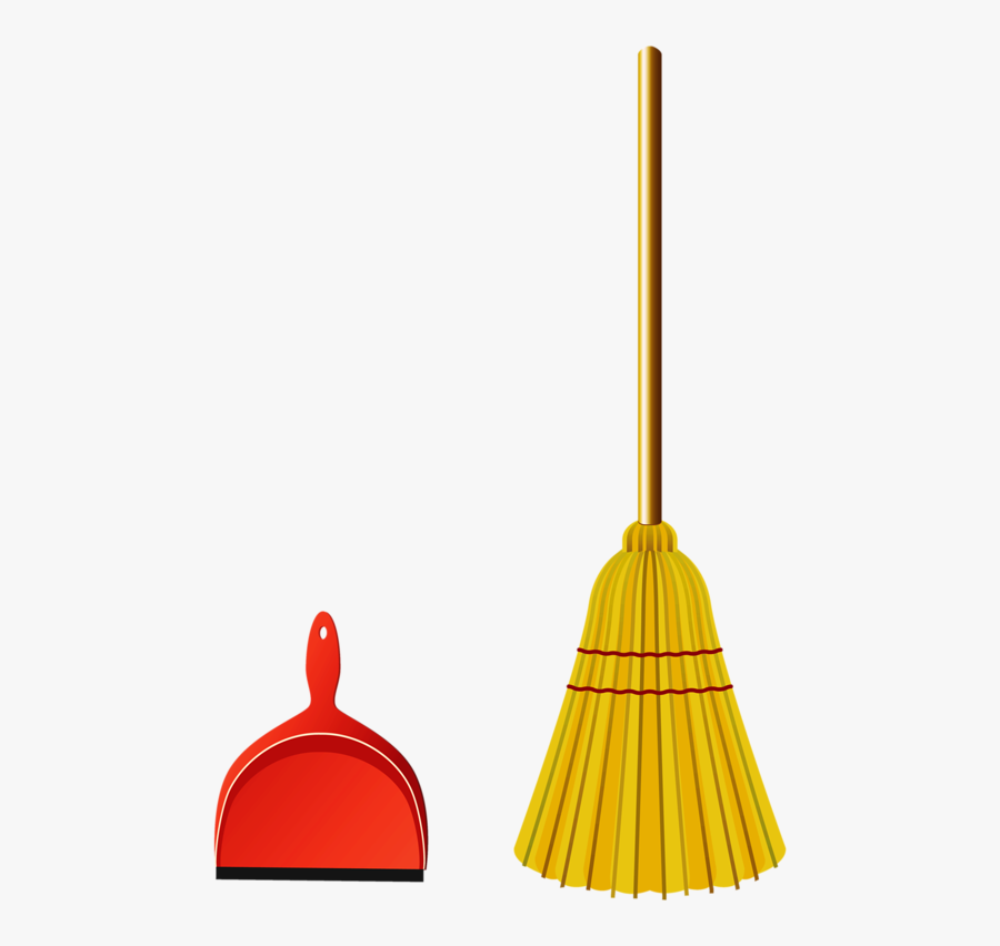 Broom And Dustpan Transparent Clipart, Transparent Clipart