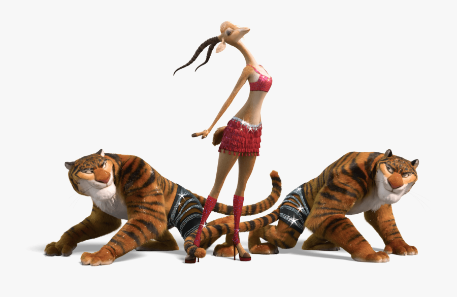 Zootopia Gazelle And Her Tigers - Zootopia Gazelle, Transparent Clipart