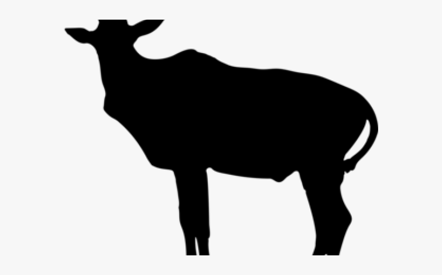 Gazelle Shadow Clipart - Silhouette Of A Bulldog, Transparent Clipart