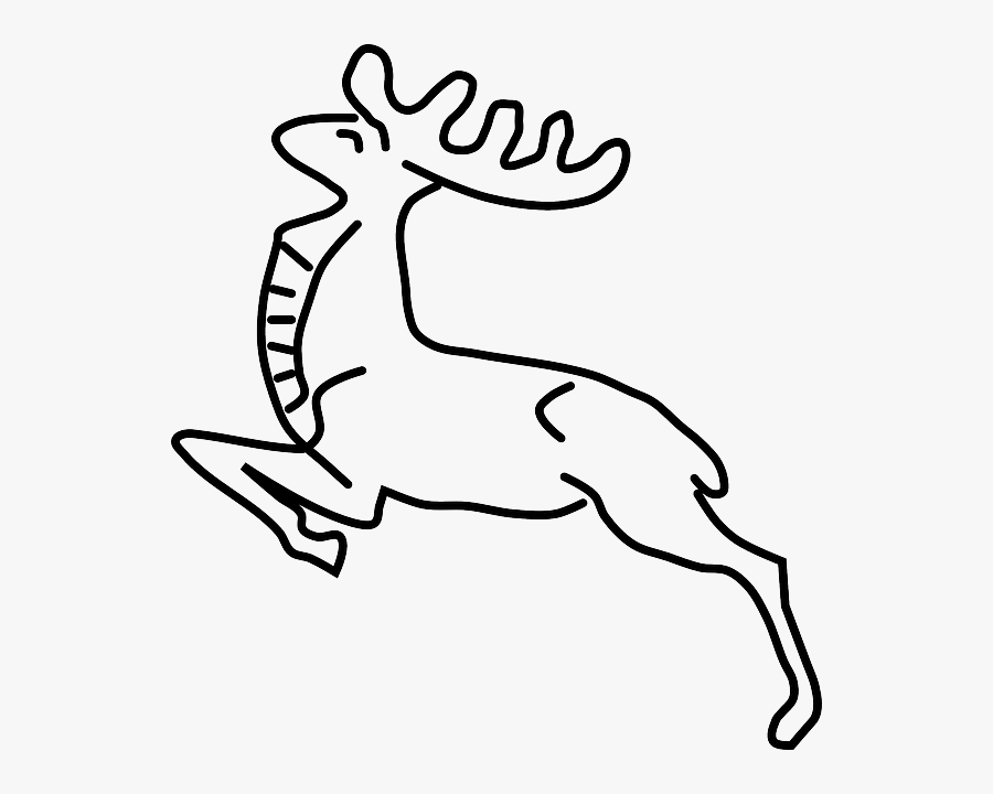 Clip Art Vector Graphics Gazelle Deer Portable Network - Ghazal Black And White, Transparent Clipart