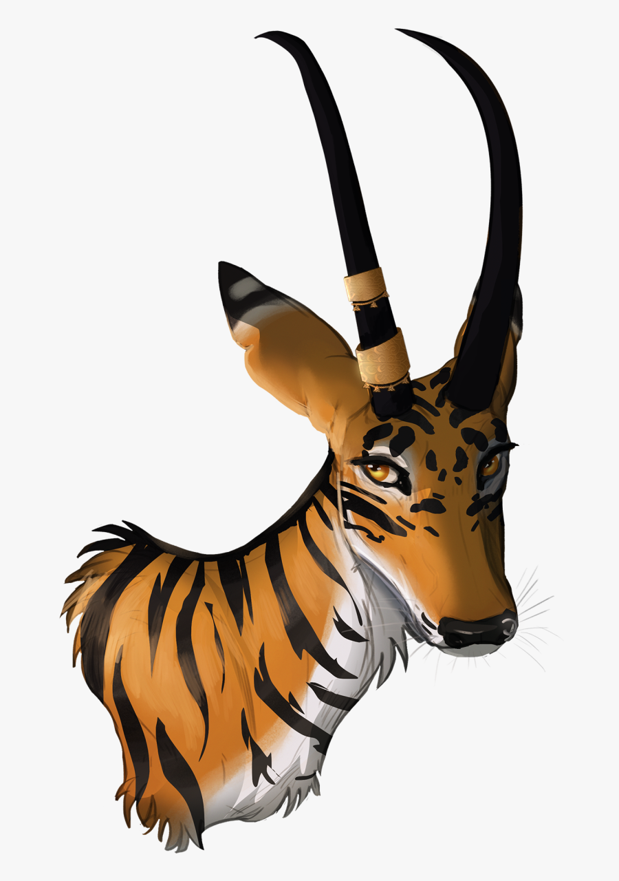 Clip Art Long Necked Antelope - Impala, Transparent Clipart