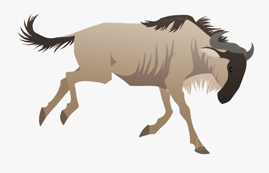 Wildebeest Cliparts - Clip Art, Transparent Clipart