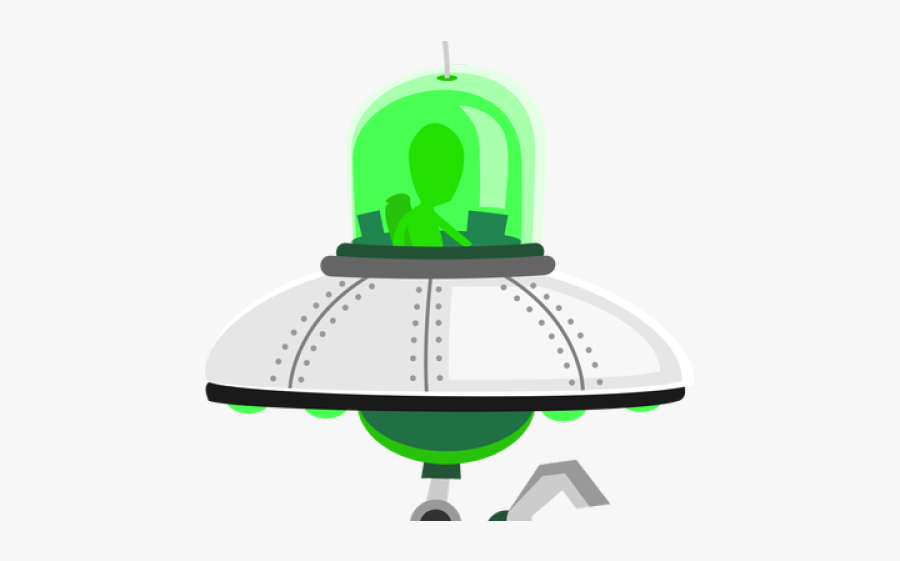 Ufo Clipart Alien Inside - Illustration, Transparent Clipart