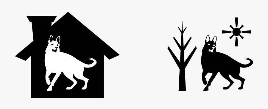 Inside Outside Dog - Inside And Outside Png, Transparent Clipart