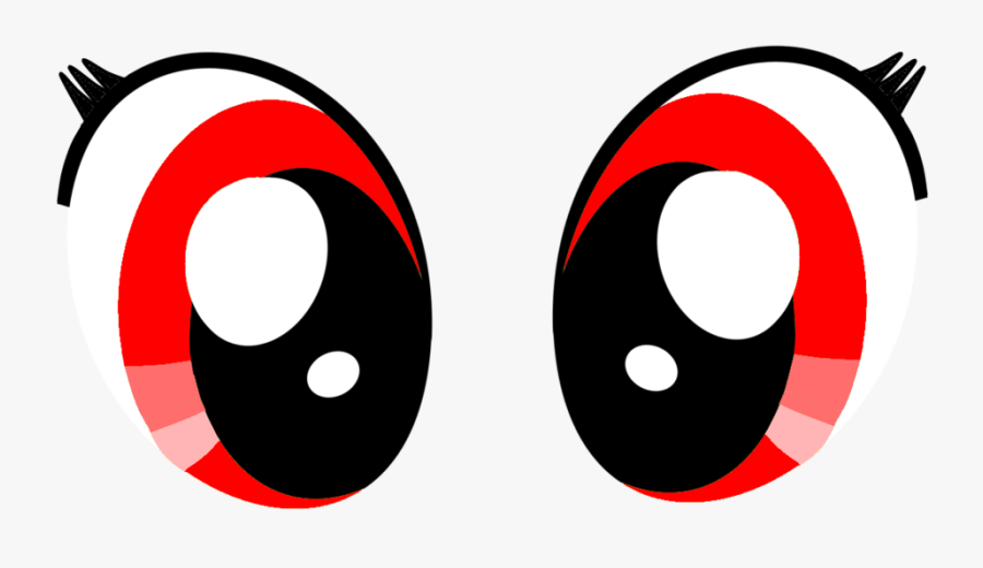 Red Eyes Clipart Mean Eye - Rainbow Dash Eye, Transparent Clipart