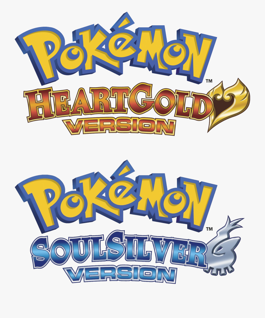 Heartgold Soulsilver Logo - Pokemon Soul Silver Png, Transparent Clipart
