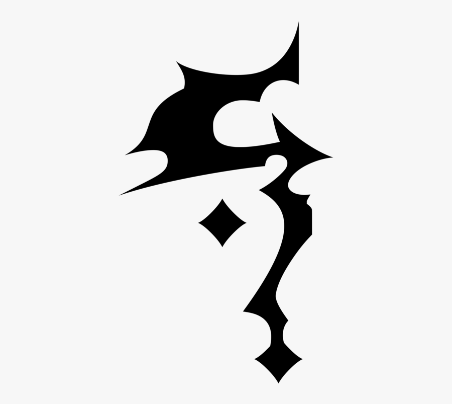 Plant,flower,silhouette - Raziel Clan Symbol, Transparent Clipart