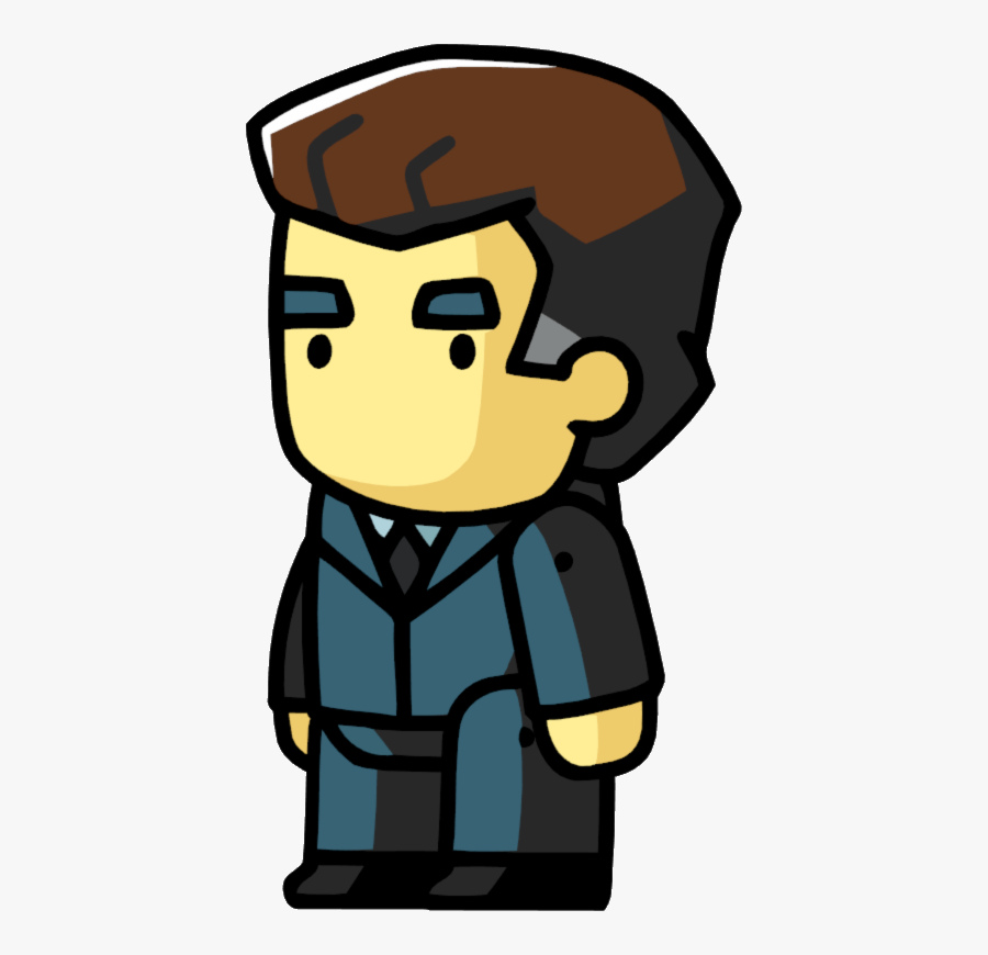 Clip Art Collection Of Free Bosses - Scribblenauts John, Transparent Clipart