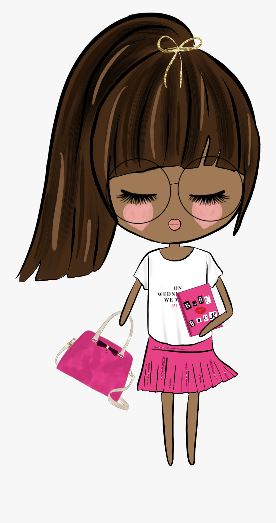 Mean Girls Clipart , Png Download - Mean Cartoon Girl Png, Transparent Clipart