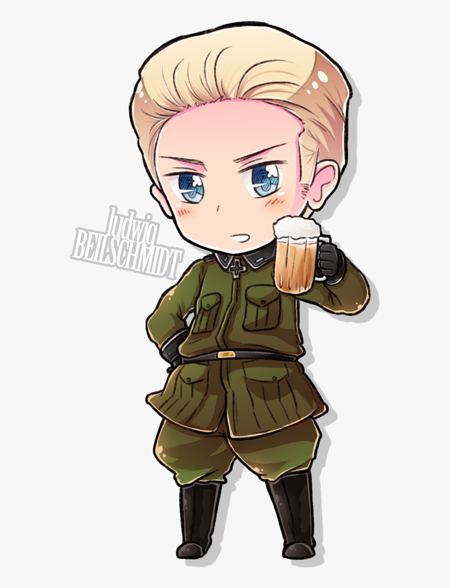 Chibi Series Germany By - Germany Hetalia Chibi, Transparent Clipart