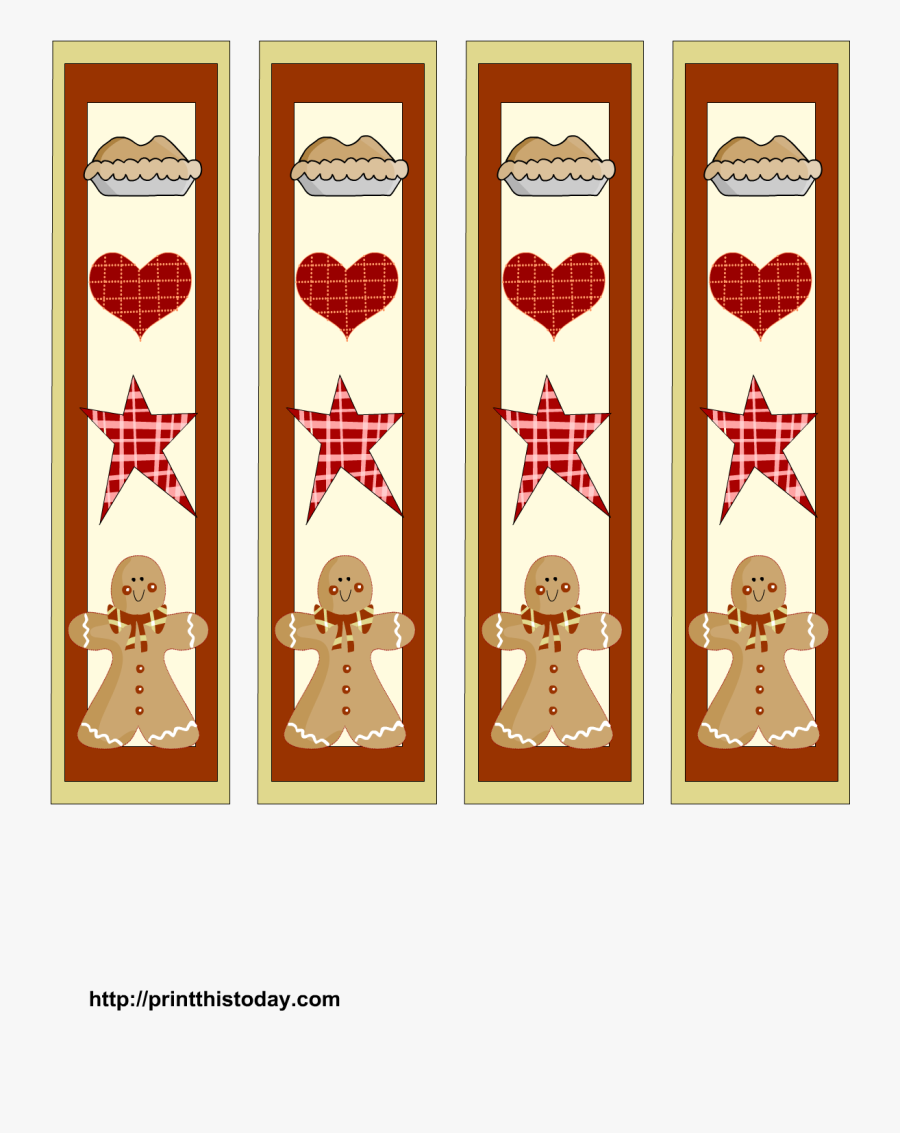 Clip Art Make Your Own Bookmark Template - Christmas Bookmark Templates Print, Transparent Clipart