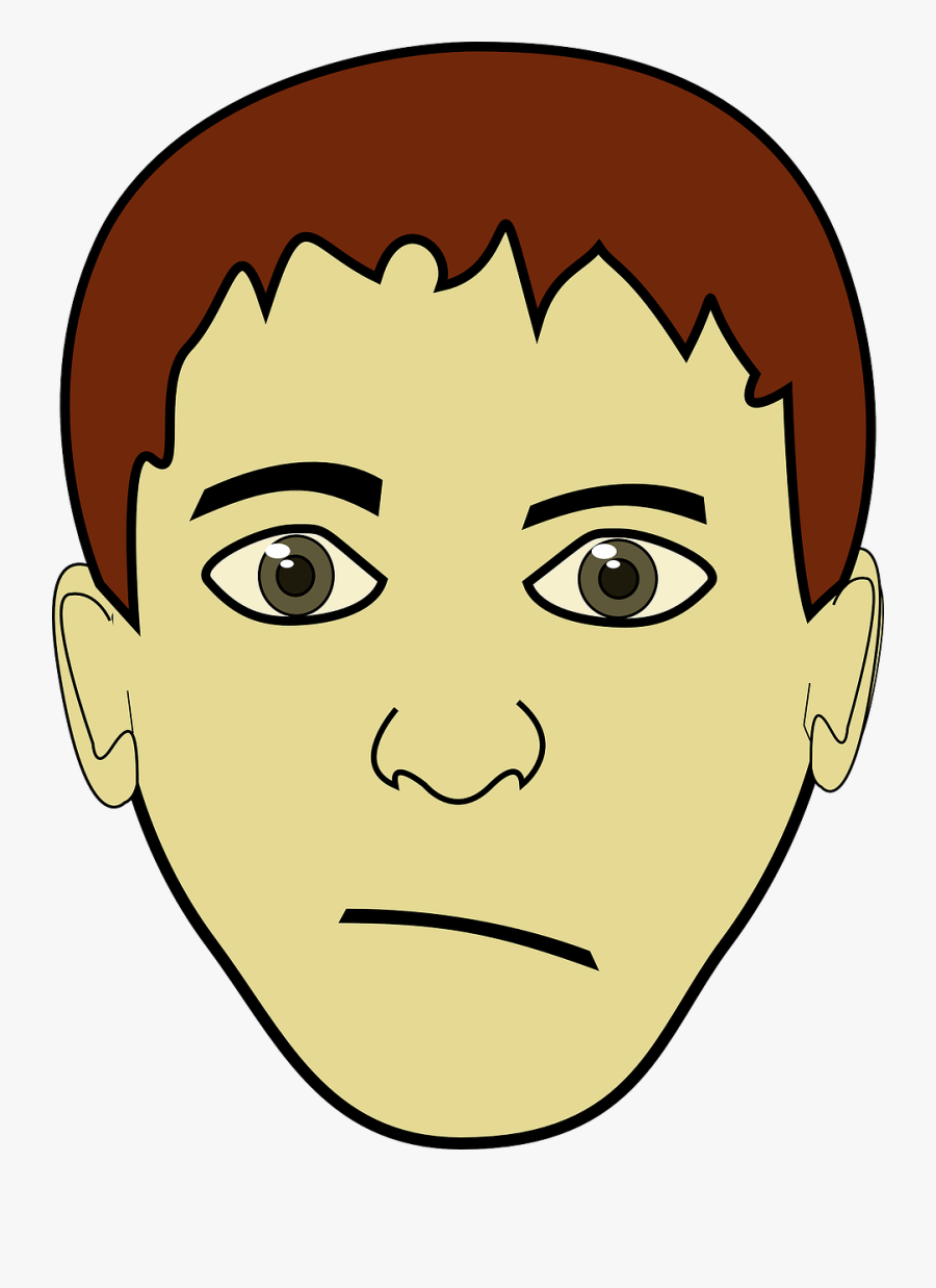 Boy, Young, Face, Teenage, Eyes, Brown, Guy, Male - Short Brown Hair Boy, Transparent Clipart